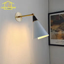 GobekUsa Athena Black/Gold Lustre LED Swing Arm Wall Lamp - E27 Kitchen Island Sofas Cafe