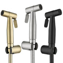 GobekUsa Black Gold Bidet Sprayer Set - High Pressure Bathroom Faucet Kit