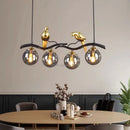 GobekUsa Glass Pendant Lights for Living Room, Restaurant & Counter, LED Interior Decor Lamps