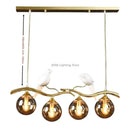 GobekUsa Glass Pendant Lights for Living Room, Restaurant & Counter, LED Interior Decor Lamps