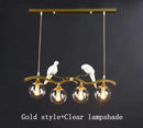 GobekUsa Glass Pendant Lights for Living Room, Restaurant & Counter, LED Interior Decor Lamps