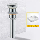 Modern black & gold brass basin sink pop up drain bathroom stopper by Decorbites