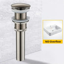 Modern black & gold brass basin sink pop up drain bathroom stopper by Decorbites