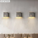 GobekUsa Nordic Square LED Wall Sconce Light - Modern Cement Bedroom Lighting