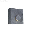 GobekUsa Nordic Square LED Wall Sconce Light - Modern Cement Bedroom Lighting