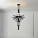 GobekUsa Iron Art Dinning Room Pendant Light in Black/Gold - Modern Nordic LED Fixture