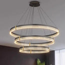 GobekUsa Black Acrylic LED Pendant Light for Modern Home Decor