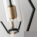 GobekUsa Clear Glass E27 Bulb Pendant Lights for Dining Room, Kitchen, Bedroom