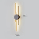 GobekUsa Copper Wall Light for Bedroom, Living Room, TV Background - Minimalist Luxury Design