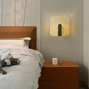 Modern black & gold crackled glass led wall lamp bedroom light by Decorbites