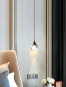 GobekUsa Crystal LED Ball Pendant Chandelier for Dining Room, Bedroom, Kitchen, and Restaurant decor