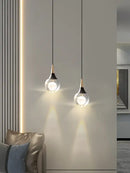 GobekUsa Crystal LED Ball Pendant Chandelier for Dining Room, Bedroom, Kitchen, and Restaurant decor