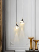 GobekUsa Crystal LED Ball Pendant Chandelier for Dining Room, Bedroom, Kitchen, and Restaurant decor
