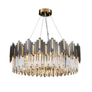 GobekUsa Crystal LED Chandelier with Remote Control for Home Living Room Kitchen Lighting