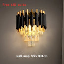 GobekUsa Crystal LED Pendant Chandelier, Luxury Black Lighting for Bedroom, Living, Dining Room
