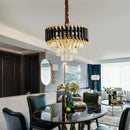 GobekUsa Crystal LED Pendant Chandelier for Modern Living Spaces