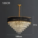 GobekUsa Crystal LED Pendant Chandelier for Modern Living Spaces