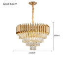 GobekUsa Crystal LED Pendant Chandelier for Modern Living Spaces