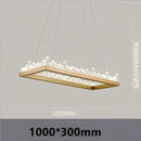 GobekUsa Crystal LED Pendant Lights: Modern Gold Black Industrial Lamp