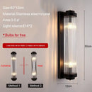 GobekUsa Crystal Wall Lamp: Modern LED Indoor Lighting for Luxury Living Room, Bedroom, and Aisle