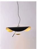 GobekUsa Lederam Manta Pendant Lamp - Industrial Retro Design, White & Black.