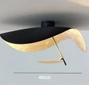GobekUsa Lederam Manta Pendant Lamp - Industrial Retro Design, White & Black.