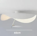 GobekUsa Lederam Manta Pendant Lamp - Industrial Retro Design, White & Black.