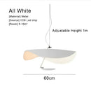 GobekUsa Lederam Manta Pendant Lamp - Industrial Retro Design, White & Black.