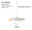 GobekUsa Lederam Manta Pendant Lamp - Industrial Retro Design, White & Black.