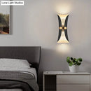 GobekUsa Modern Simple Wall Lamp Lights Scone for Bedroom Bathroom Black Gold