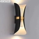 GobekUsa Modern Simple Wall Lamp Lights Scone for Bedroom Bathroom Black Gold