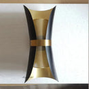 GobekUsa Modern Simple Wall Lamp Lights Scone for Bedroom Bathroom Black Gold
