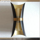 GobekUsa Modern Simple Wall Lamp Lights Scone for Bedroom Bathroom Black Gold