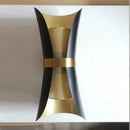 GobekUsa Modern Simple Wall Lamp Lights Scone for Bedroom Bathroom Black Gold