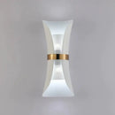 GobekUsa Modern Simple Wall Lamp Lights Scone for Bedroom Bathroom Black Gold