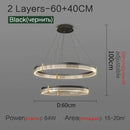 Modern black & gold decorbites circle chandelier dining room light by Decorbites