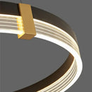 Modern black & gold decorbites circle chandelier dining room light by Decorbites