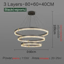 Modern black & gold decorbites circle chandelier dining room light by Decorbites
