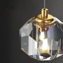 GobekUsa Crystal Round Chandelier: Luxury Modern Nordic Master Bedroom Pendant Lamp