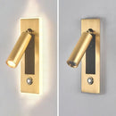 GobekUsa Dimmable LED Wall Sconce Rotation Reading Light for Bedroom Living Room
