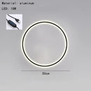 GobekUsa Dimmable Black Gold Aluminium Ring Wall Lamp for Elegant Lighting