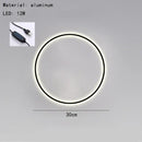 GobekUsa Dimmable Black Gold Aluminium Ring Wall Lamp for Elegant Lighting