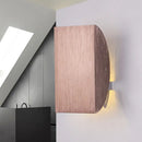 GobekUsa Modern Aluminum Wall Sconce with Foldable Semicircle Shade - 1 Light, Black/Gold Finish