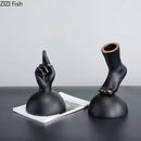 GobekUsa Hand & Foot Statue Artwork: Abstract Sculpture Ornaments for Room Decor