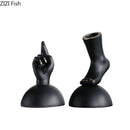 GobekUsa Hand & Foot Statue Artwork: Abstract Sculpture Ornaments for Room Decor
