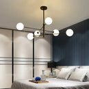 GobekUsa Black/Gold G9 LED Chandelier for Living Room Bedroom Modern Pendant Lighting