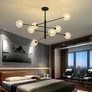 GobekUsa Black/Gold G9 LED Chandelier for Living Room Bedroom Modern Pendant Lighting