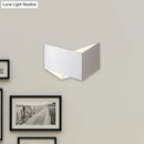 GobekUsa Geometric LED Wall Sconce in White/Black for Modern Stairways
