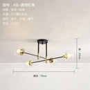 GobekUsa Glass Ball LED Chandelier Ceiling Light for Living Room and Kitchen