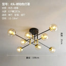 GobekUsa Glass Ball LED Chandelier Ceiling Light for Living Room and Kitchen